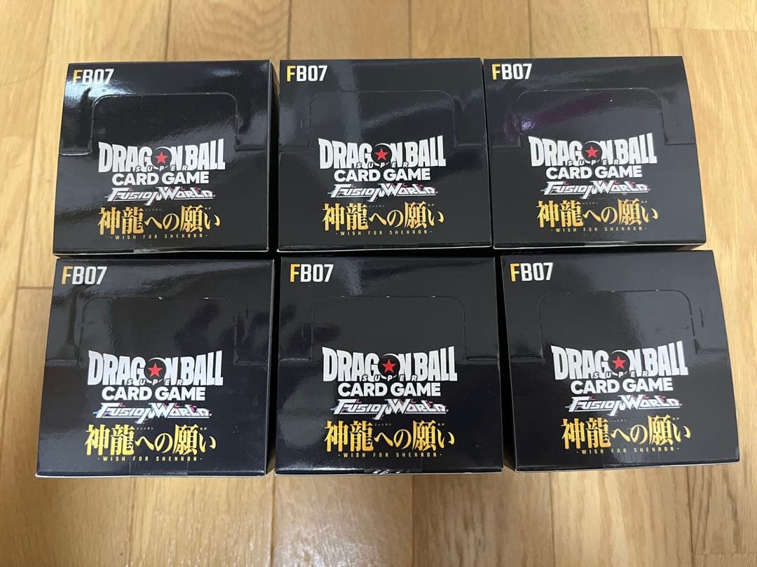 ドラゴンボールカードゲーム FB07 神龍への願い　6ボックス　未開封