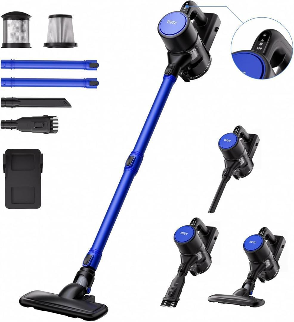 24ポン(^^)様掃除機 コードレス45000pa 超強力吸引 超軽量 サイクロ