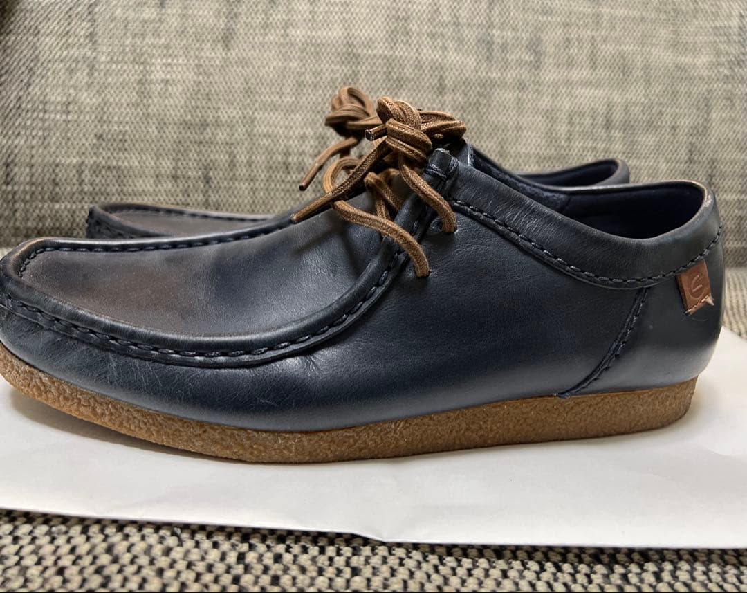 [Clarks クラークス] ワラビー モカシン シェイカーIIラン　ネイビー
