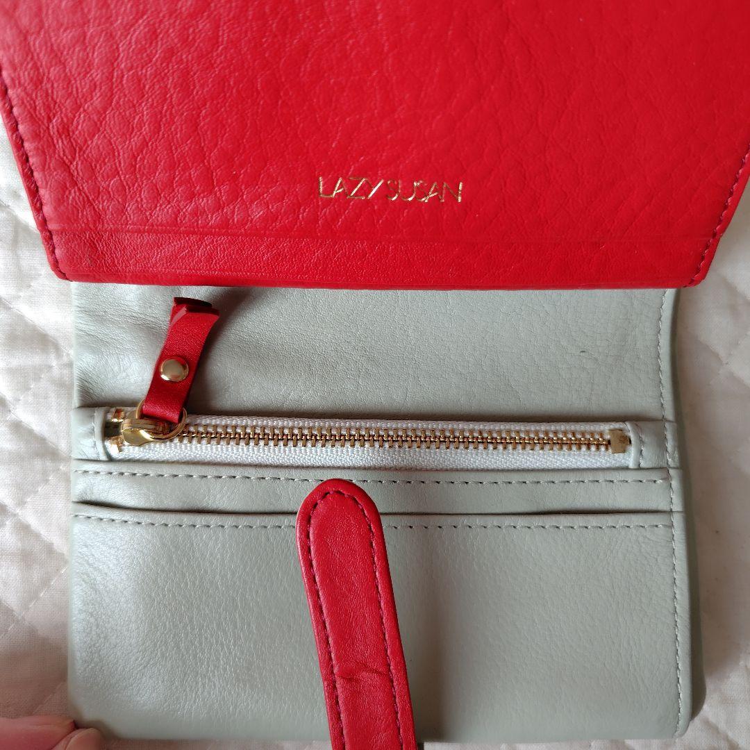 レイジースーザン　ウォレット　シェブロン　ミドル　財布