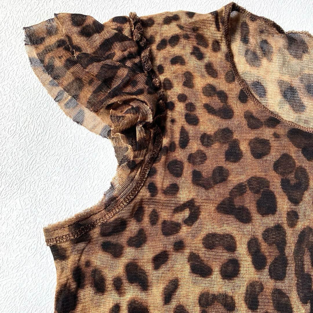 DOLCE&GABBANA ドルチェ&ガッバーナ　レオパードカットソー 42