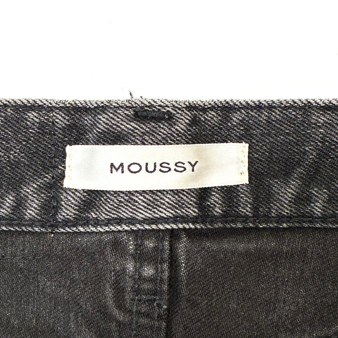 MOUSSY MVS BLACK FLARE フレアパンツ デニム 22