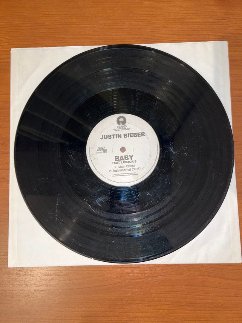 Justin Bieber Baby One Time レコード