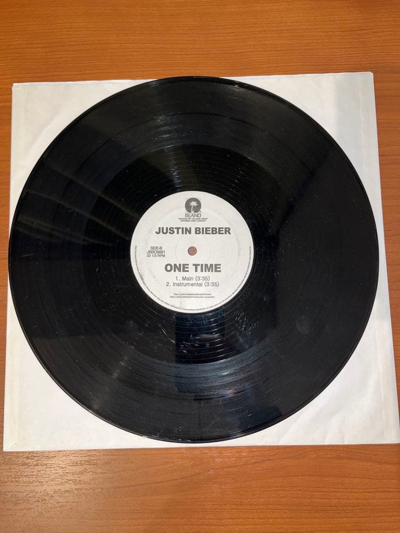 Justin Bieber Baby One Time レコード