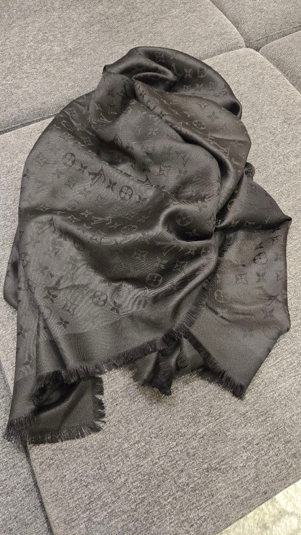 LOUIS VUITTON ノワール ブラック ストール 極美品