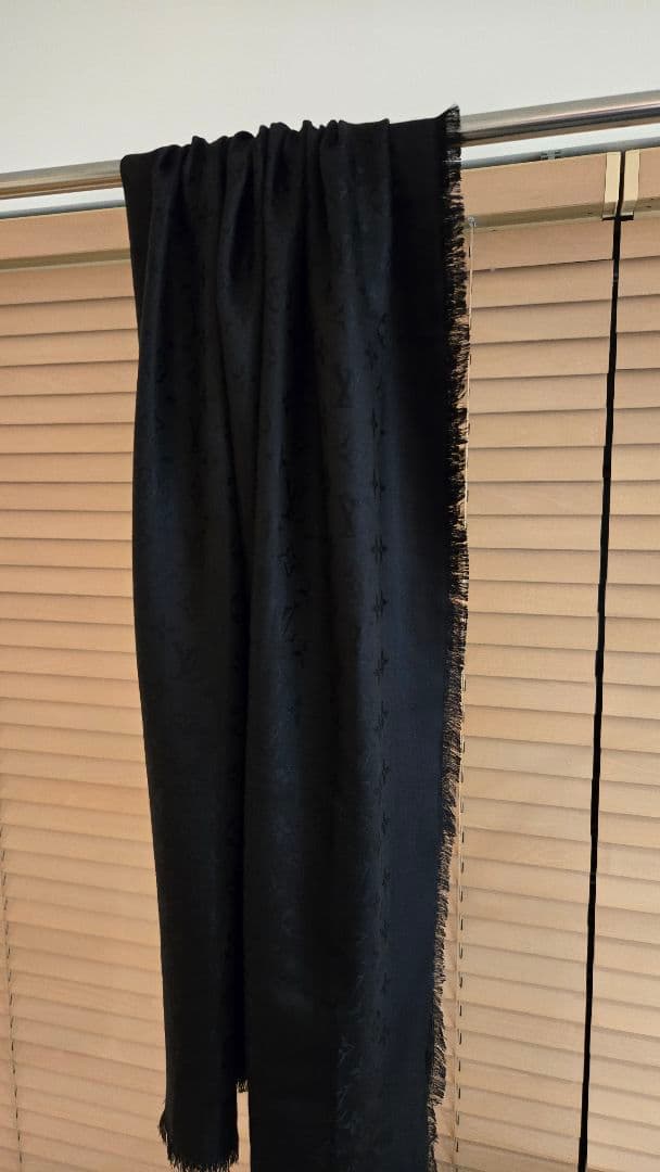 LOUIS VUITTON ノワール ブラック ストール 極美品