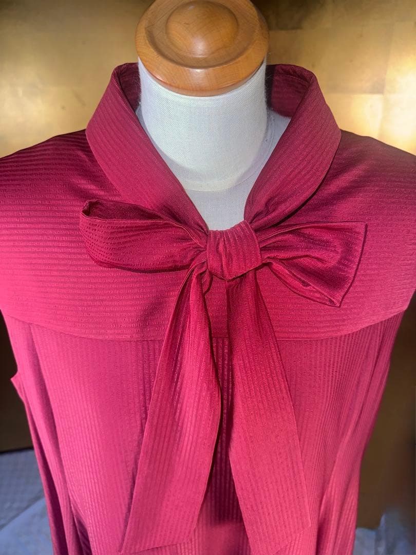 【Reneルネ】DM掲載新品タグ付定価66,000円ウォッシャブルワンピース38