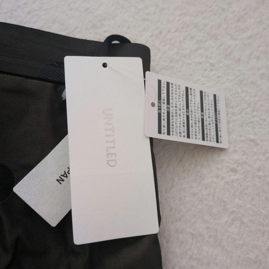 新品✩大きいサイズ✩アンタイトル✩洗えるドット柄タフタ フレアスカート✩2L