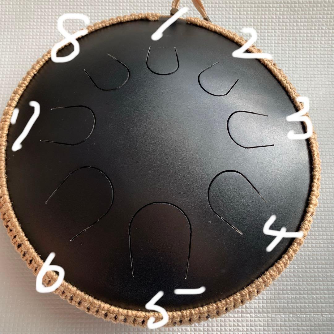 グーダドラム　 両面 オーロラ/イークイノックス　専用バック・マレット付き