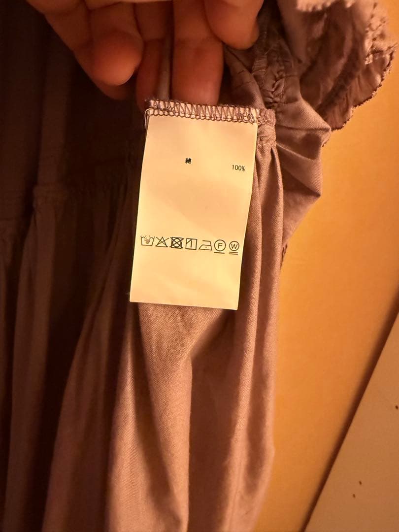 ピンクハウス　パープルロングスカート