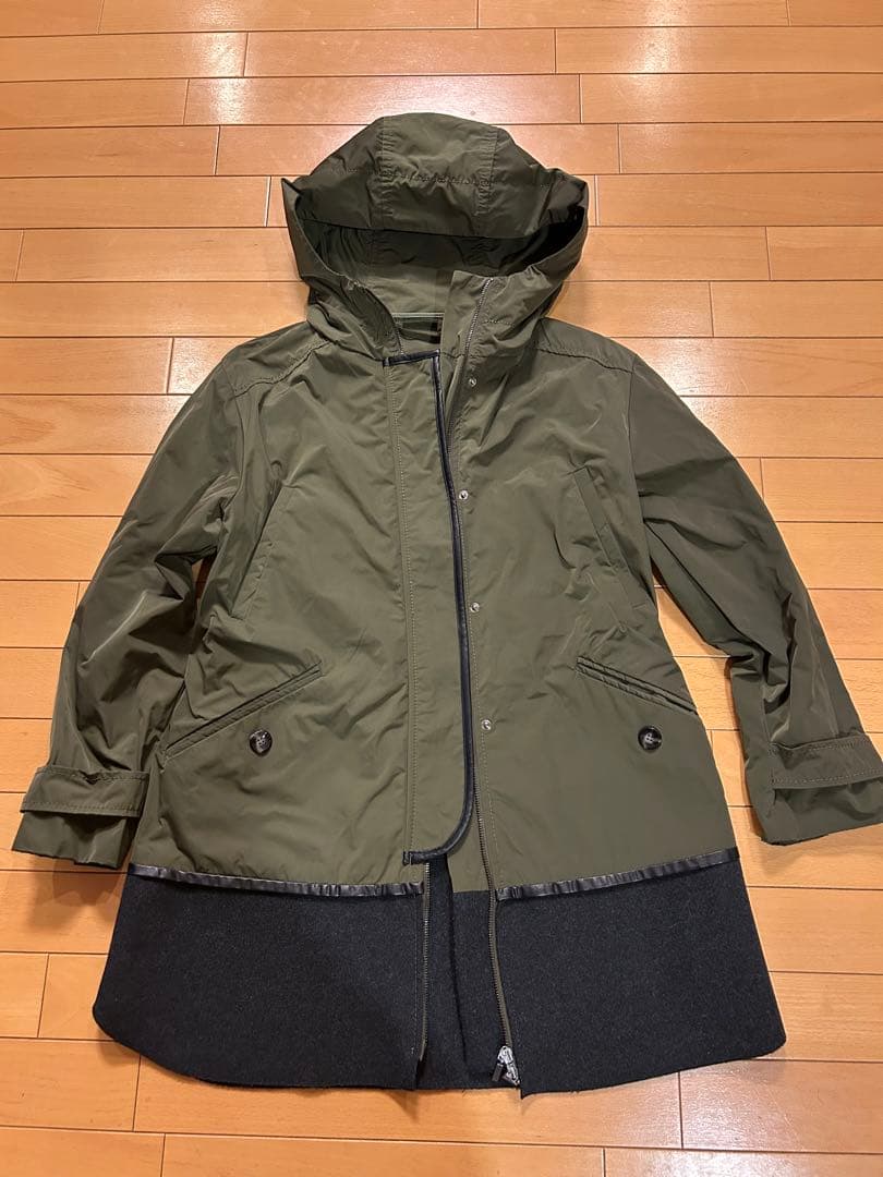 マックスマーラ (イブルースクラブ）異素材モッズコート（3ウェイ）