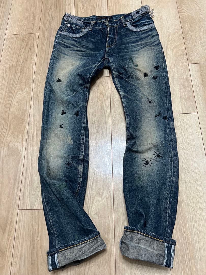 【レア】UnderCover アンダーカバー　刺繍入り　デニム　レディース1