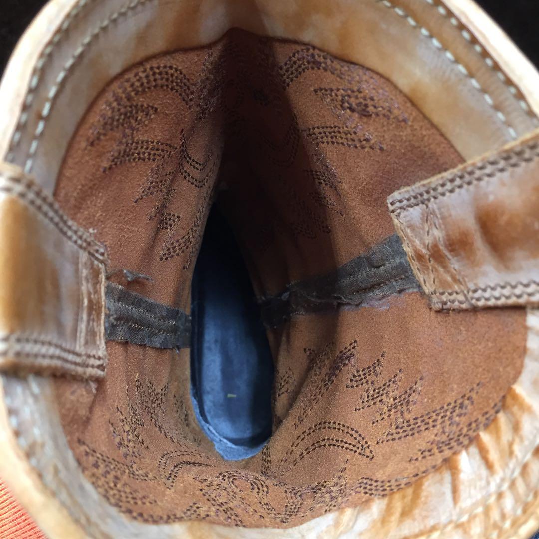 JOESANCHES ジョーサンチェス ウエスタンブーツ 38 ブラウン