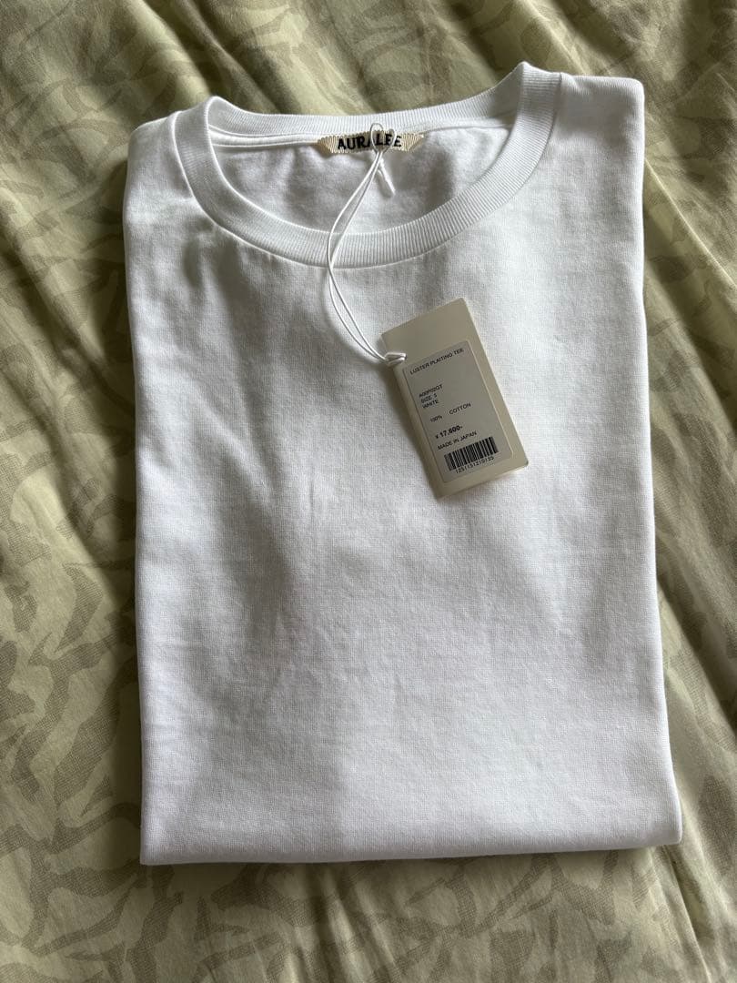 トップス 26S/S AURALEE LUSTER PLATING TEE