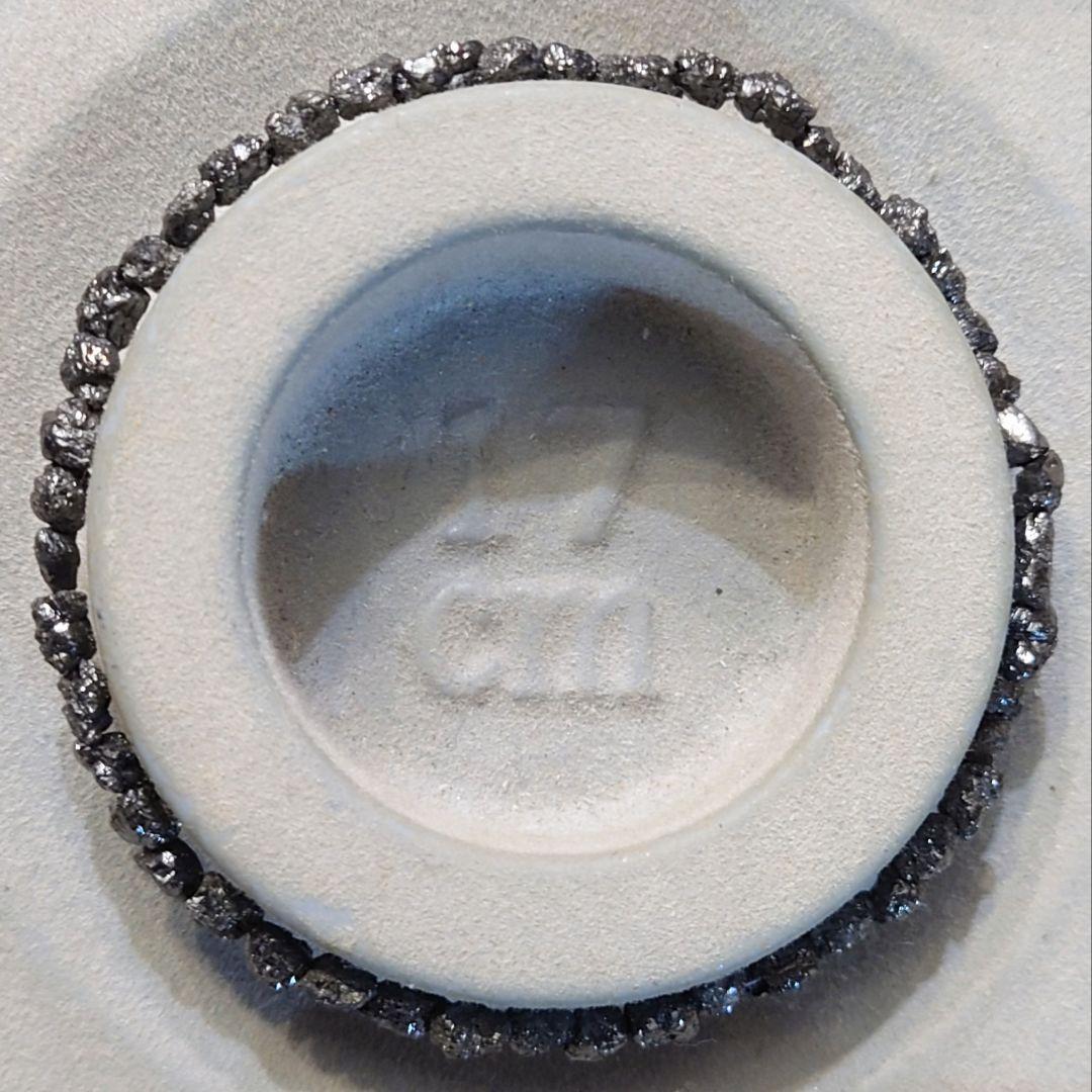 ★ブラックダイヤモンド ラフロックビーズ ブレスレット①(SA)