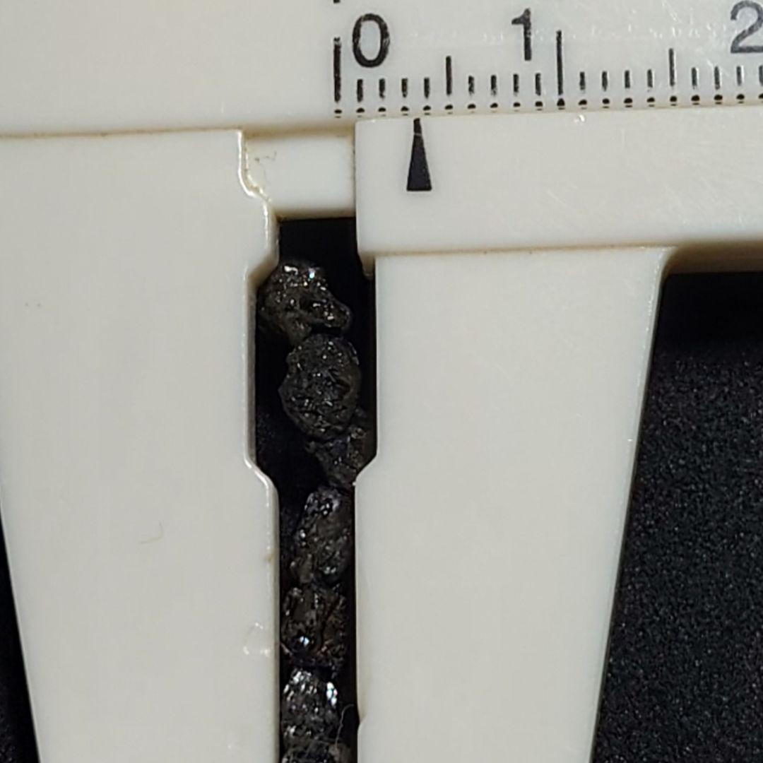 ★ブラックダイヤモンド ラフロックビーズ ブレスレット①(SA)